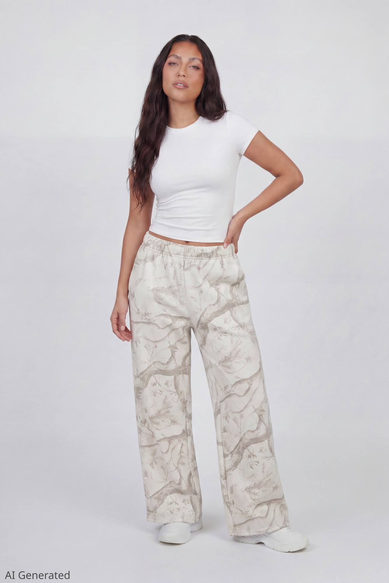 Fleece Ultra Wide Leg Sweatpant