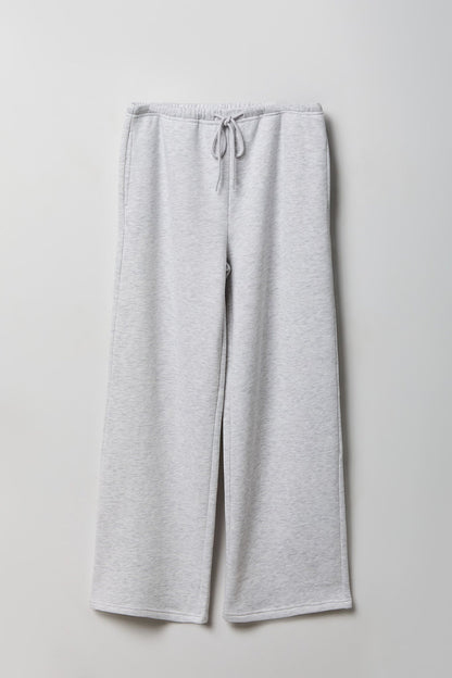 Fleece Low Rise Wide Leg Sweatpant