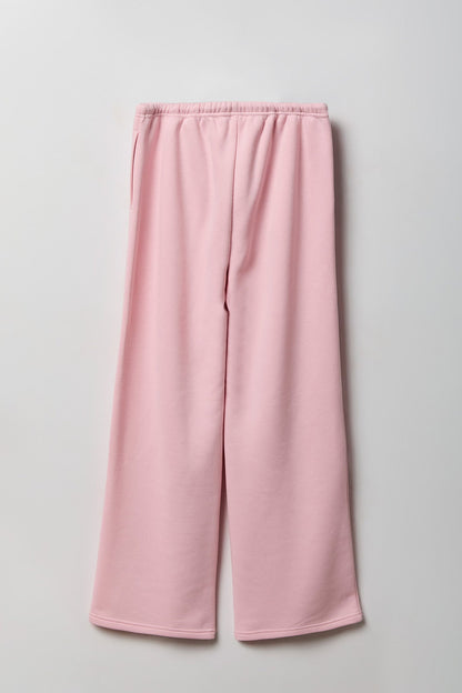 Fleece Low Rise Wide Leg Sweatpant