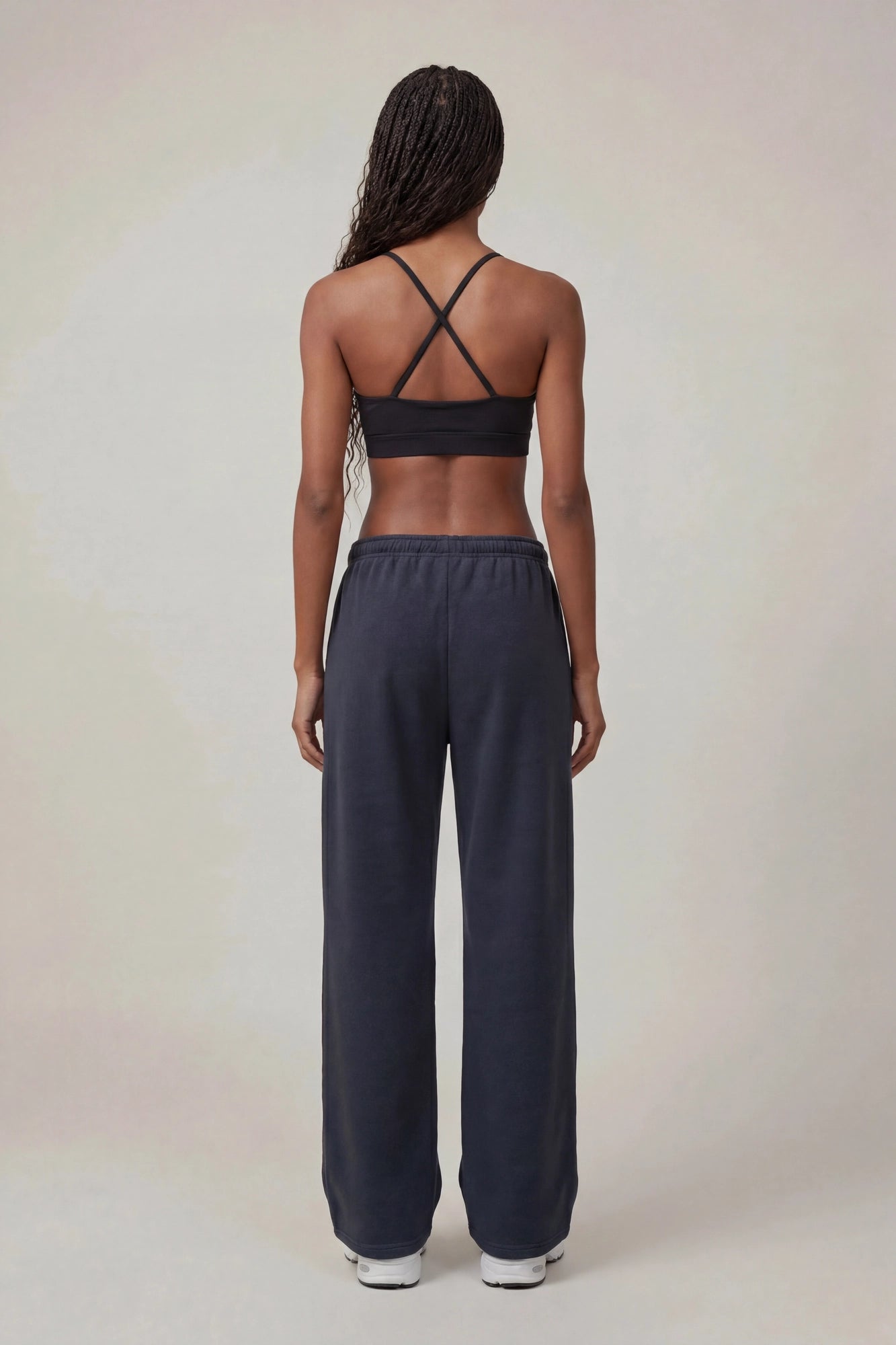Fleece Low Rise Wide Leg Sweatpant