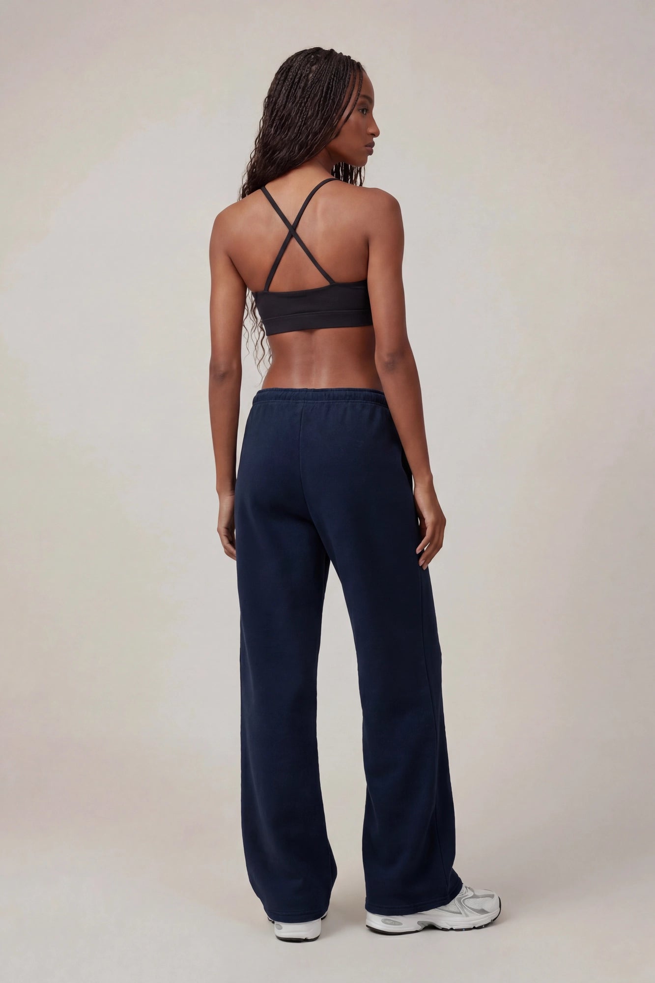 Fleece Low Rise Wide Leg Sweatpant