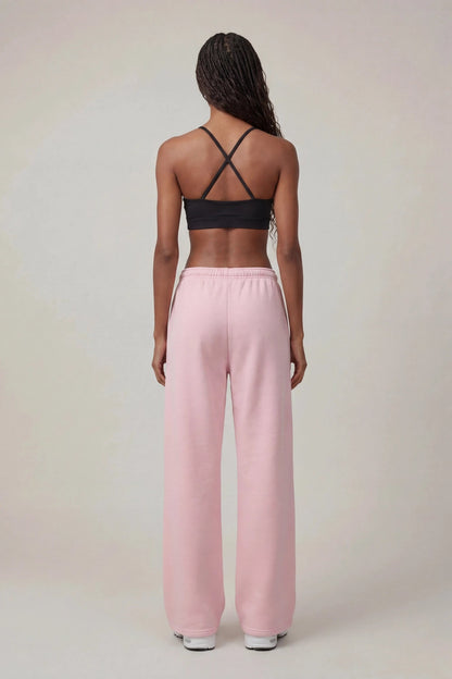 Fleece Low Rise Wide Leg Sweatpant