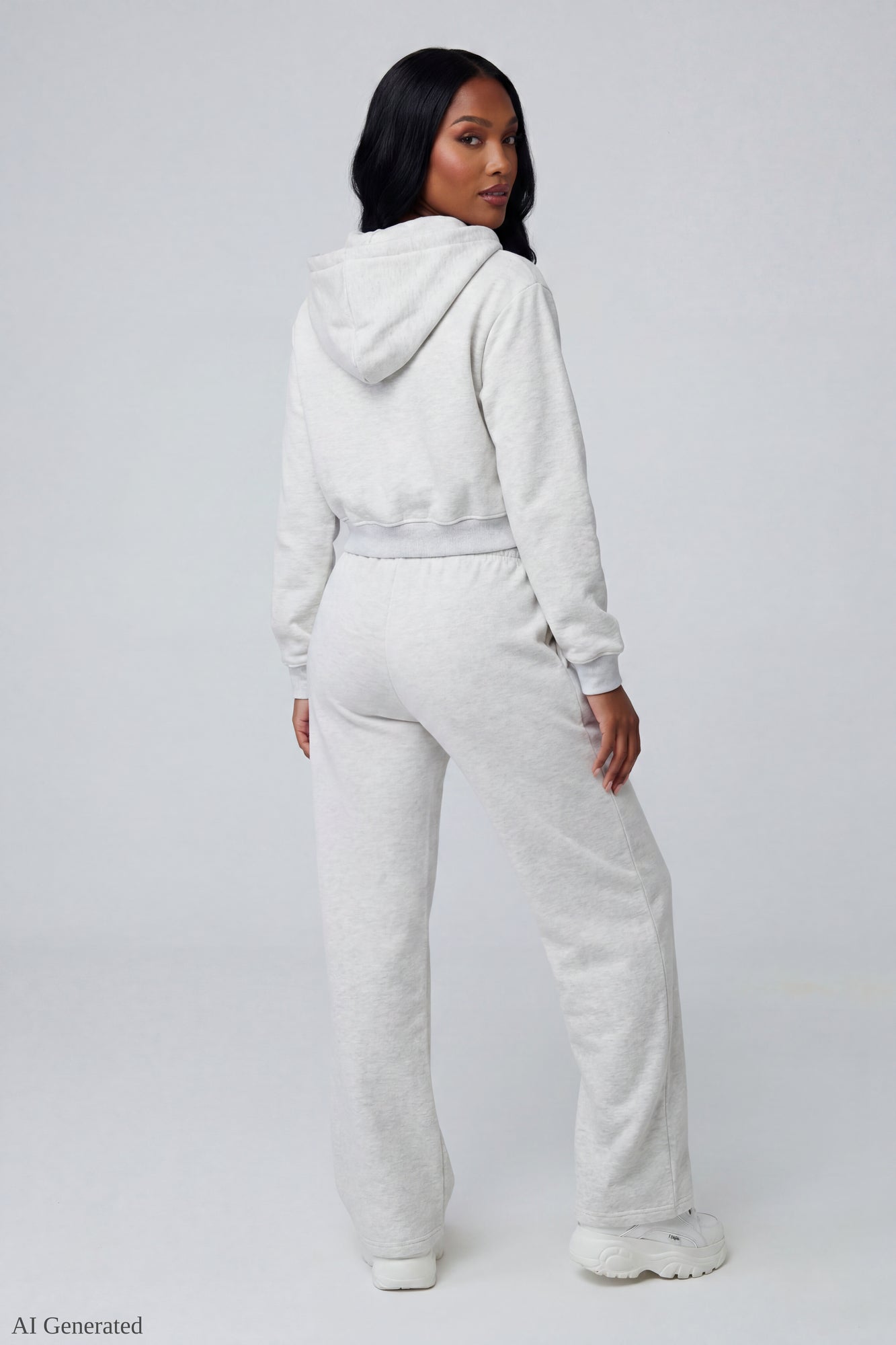 Fleece Ultra Wide Leg Sweatpant
