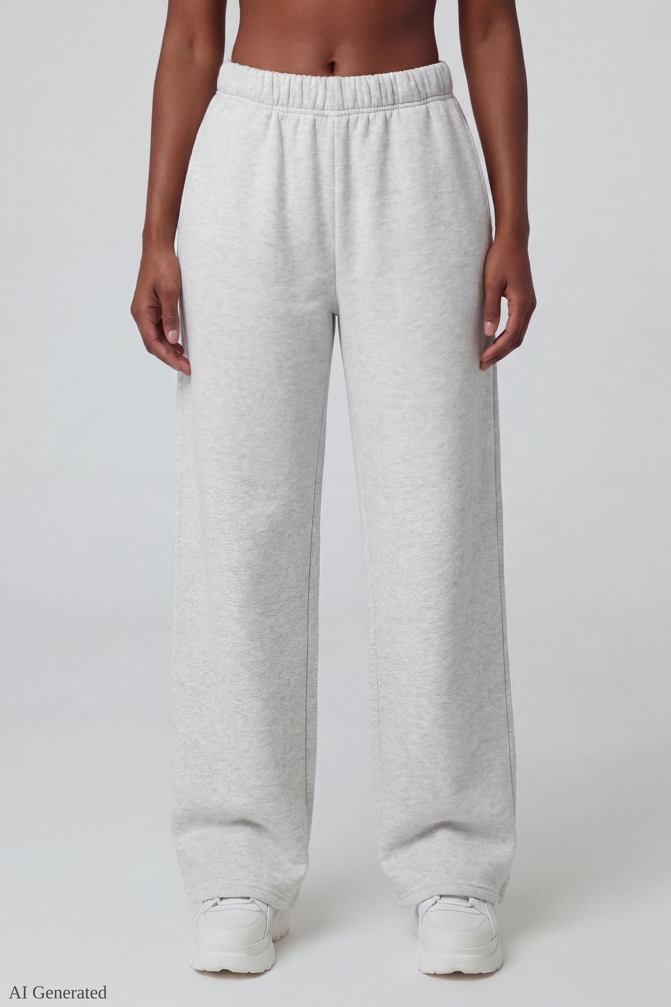 Fleece Ultra Wide Leg Sweatpant