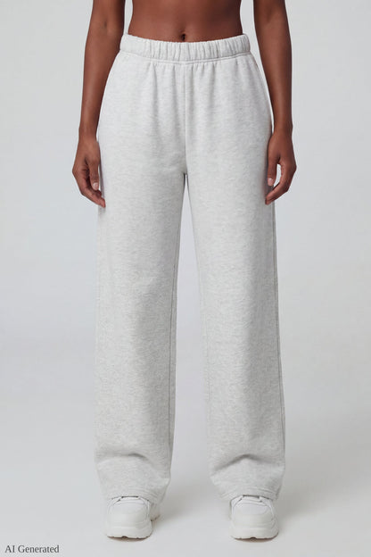 Fleece Ultra Wide Leg Sweatpant