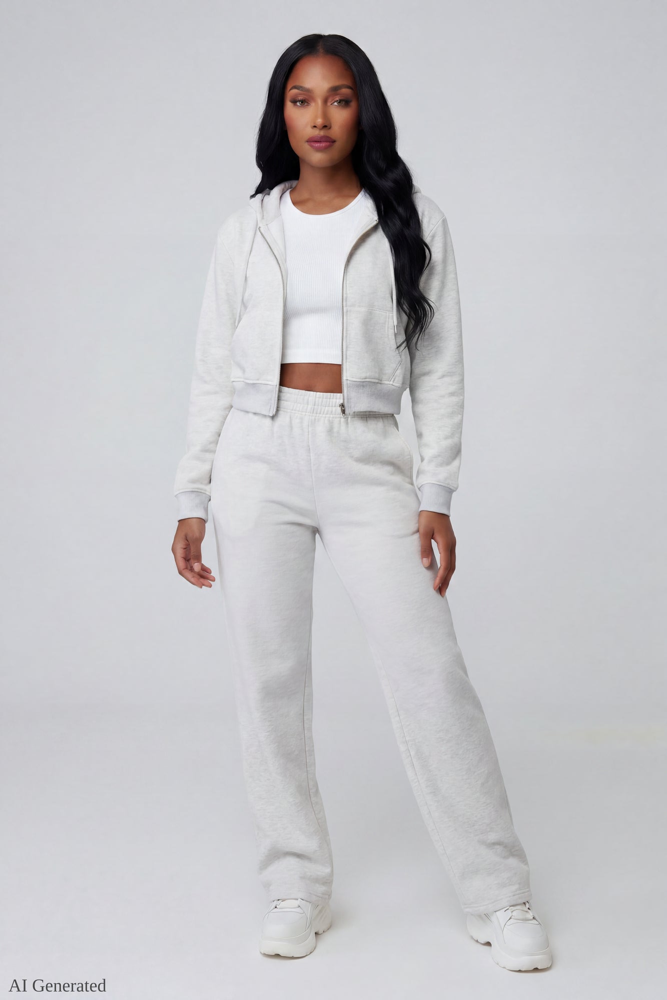 Fleece Ultra Wide Leg Sweatpant