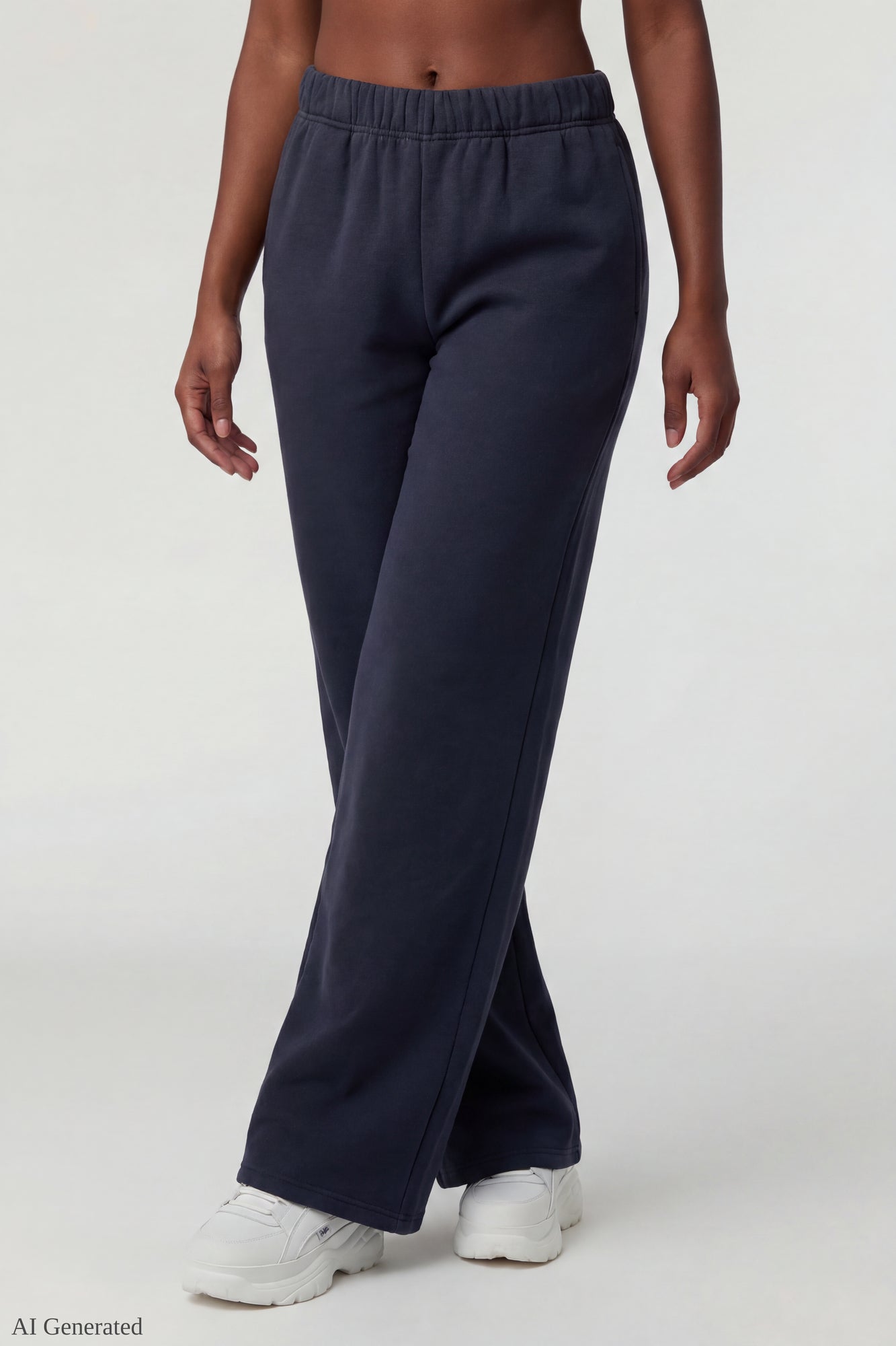 Fleece Ultra Wide Leg Sweatpant