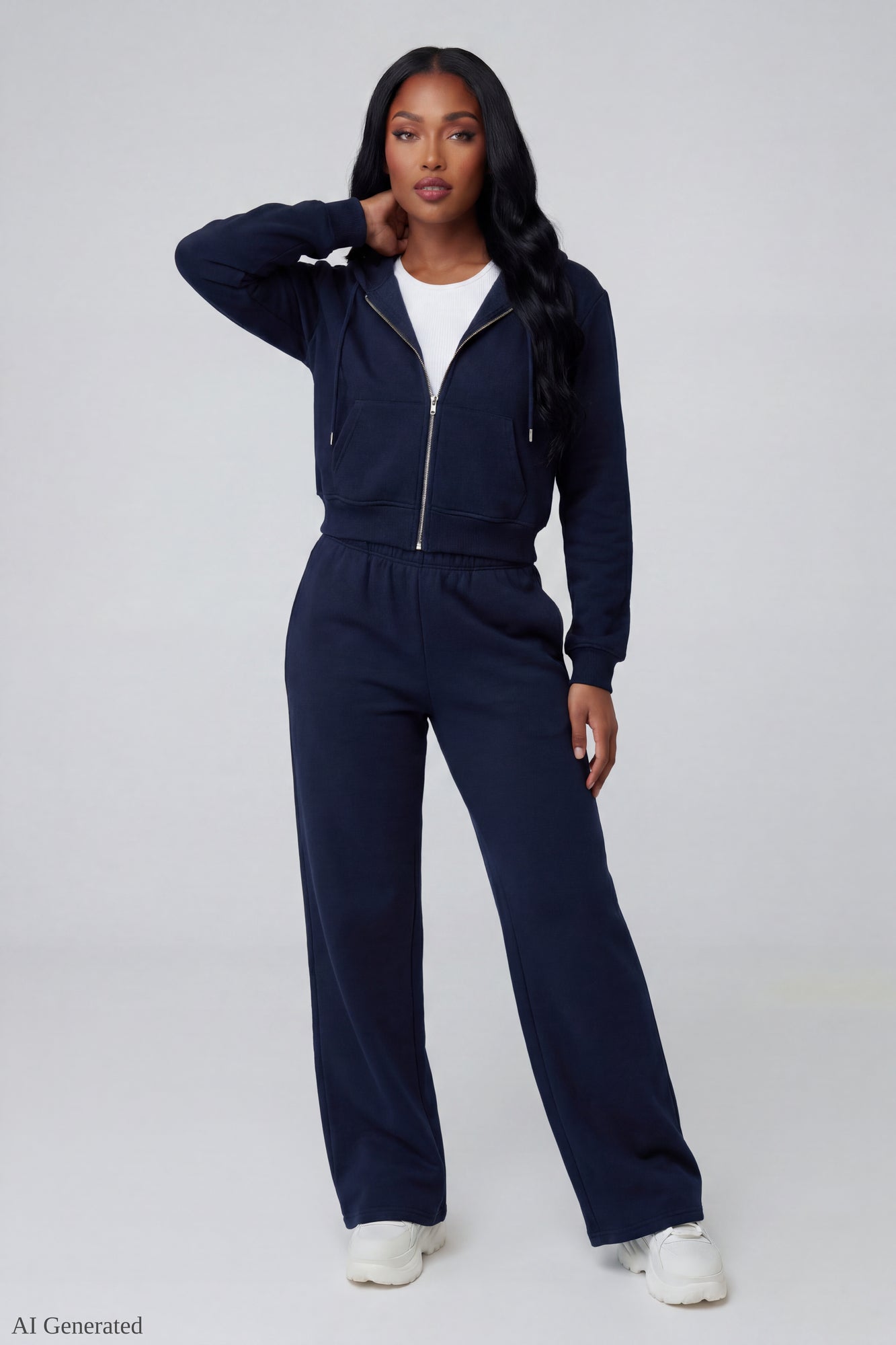 Fleece Ultra Wide Leg Sweatpant