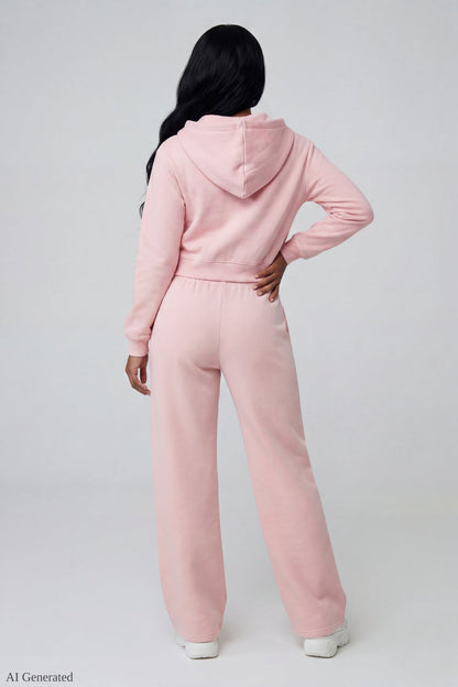 Fleece Ultra Wide Leg Sweatpant