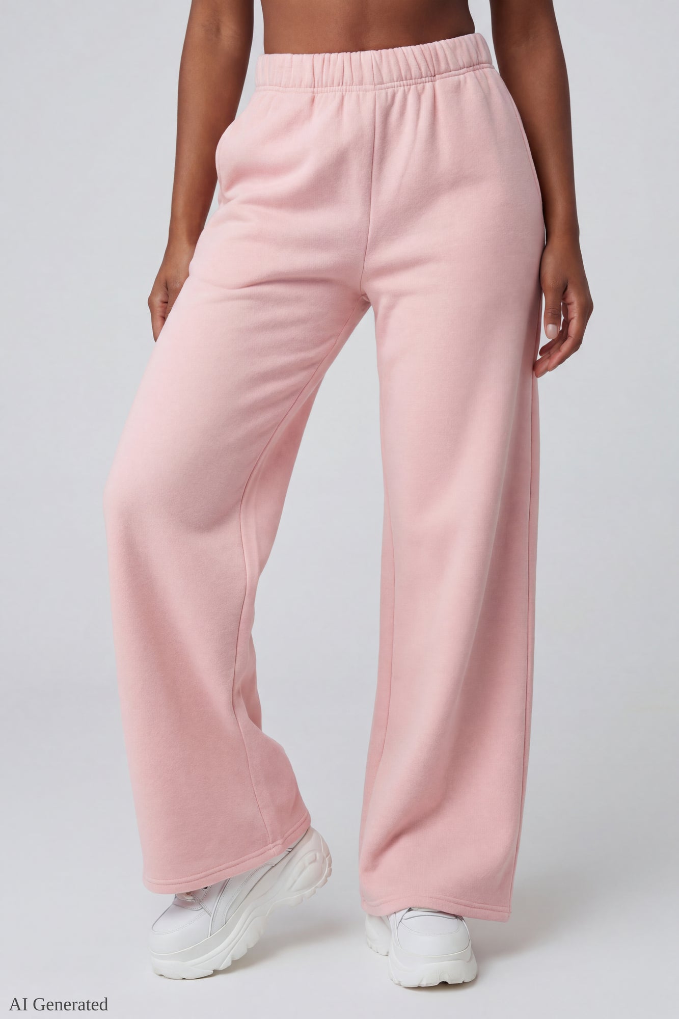 Fleece Ultra Wide Leg Sweatpant