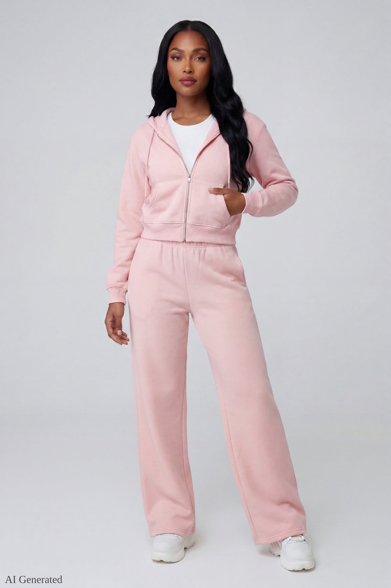 Fleece Ultra Wide Leg Sweatpant