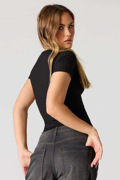 Contour Ribbed T-Shirt