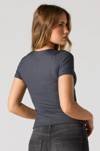 Contour Ribbed T-Shirt