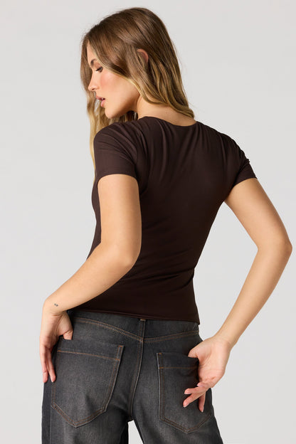 Contour Ribbed T-Shirt