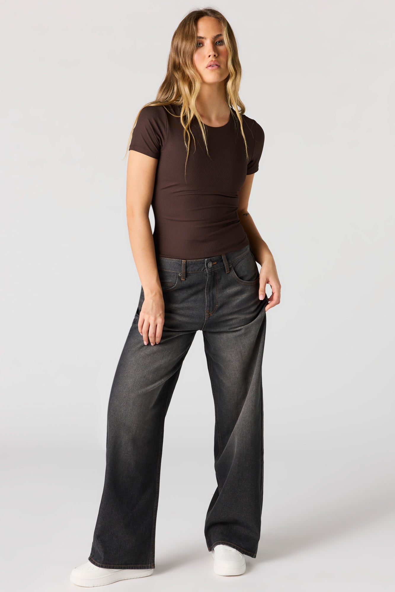 Contour Ribbed T-Shirt