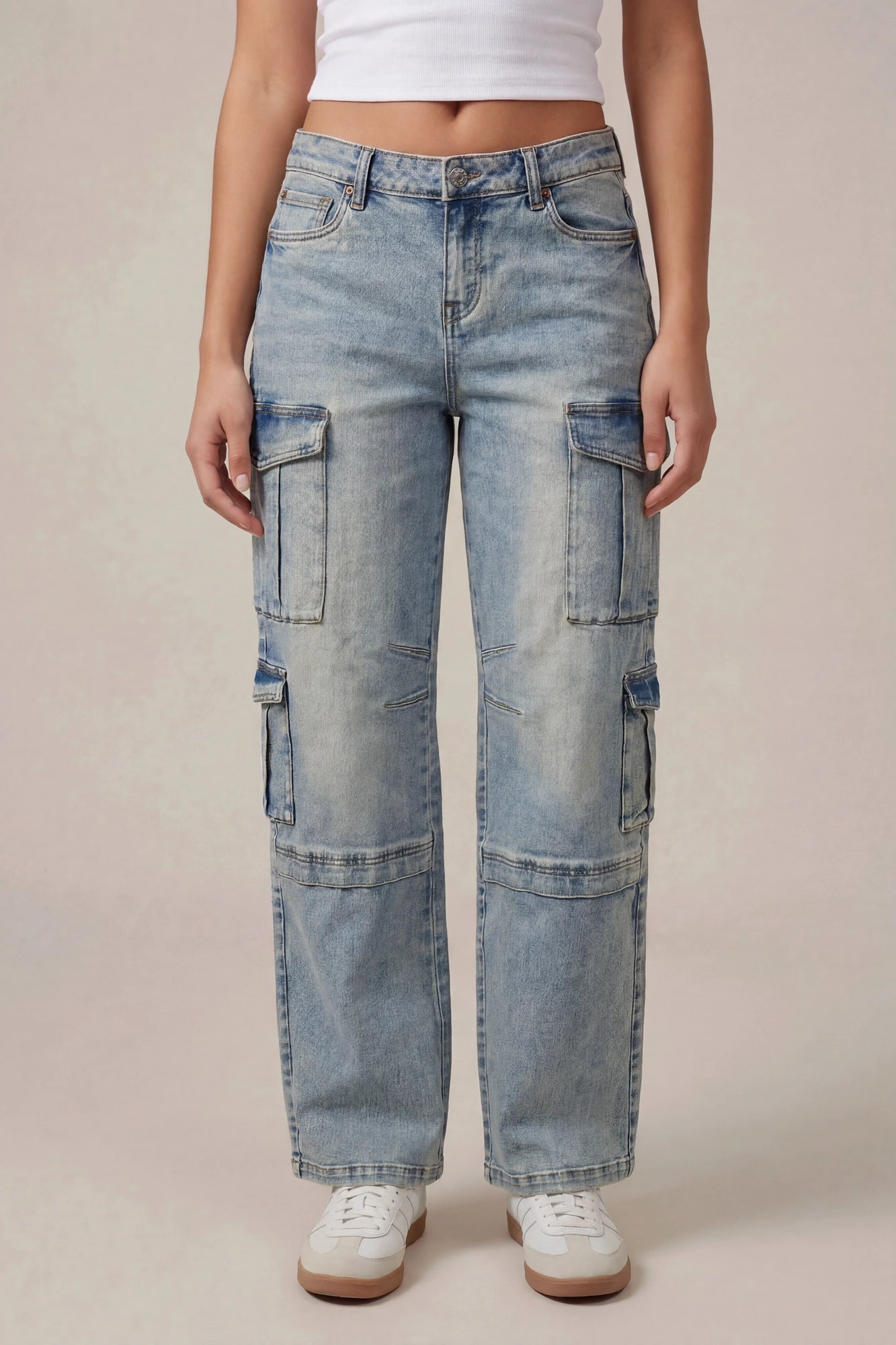 Low Rise Cargo Jean