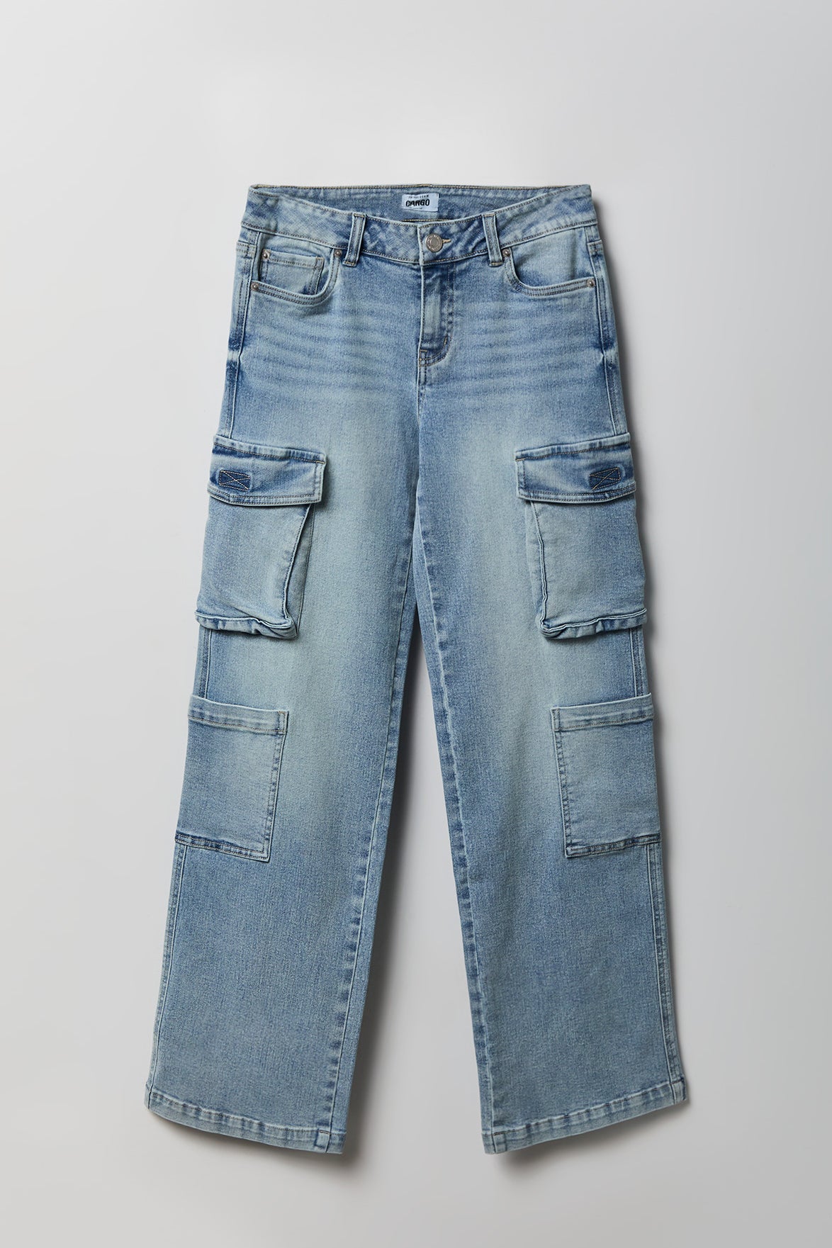 Stretch Low Rise Cargo Jean