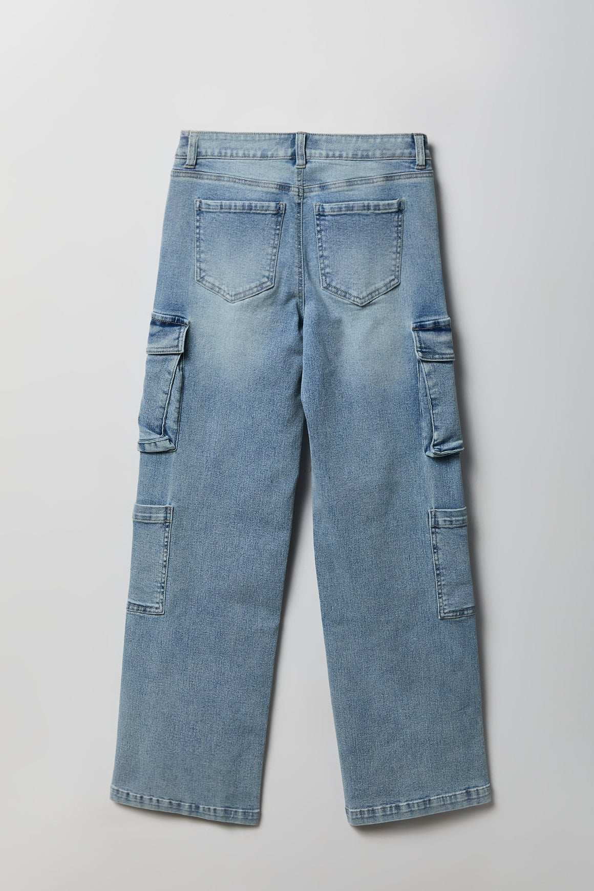 Stretch Low Rise Cargo Jean