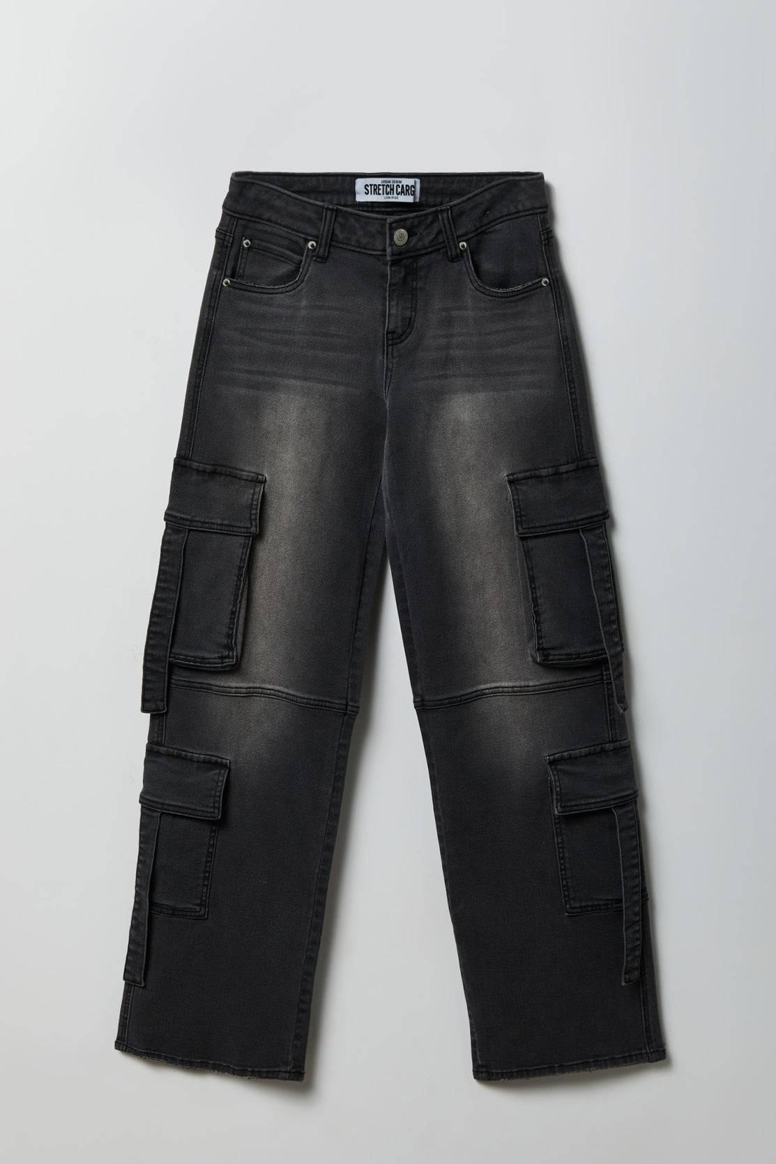 Stretch Low Rise Cargo Jean