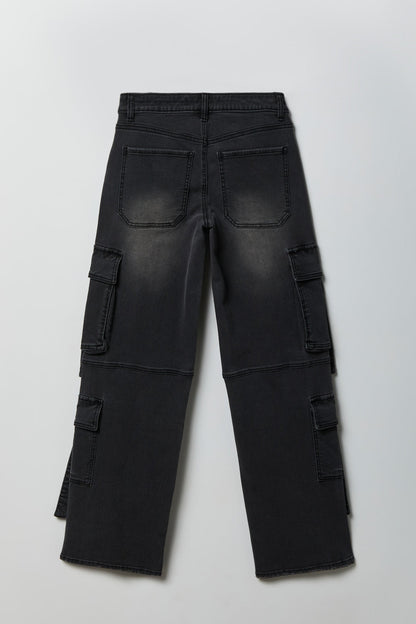 Stretch Low Rise Cargo Jean