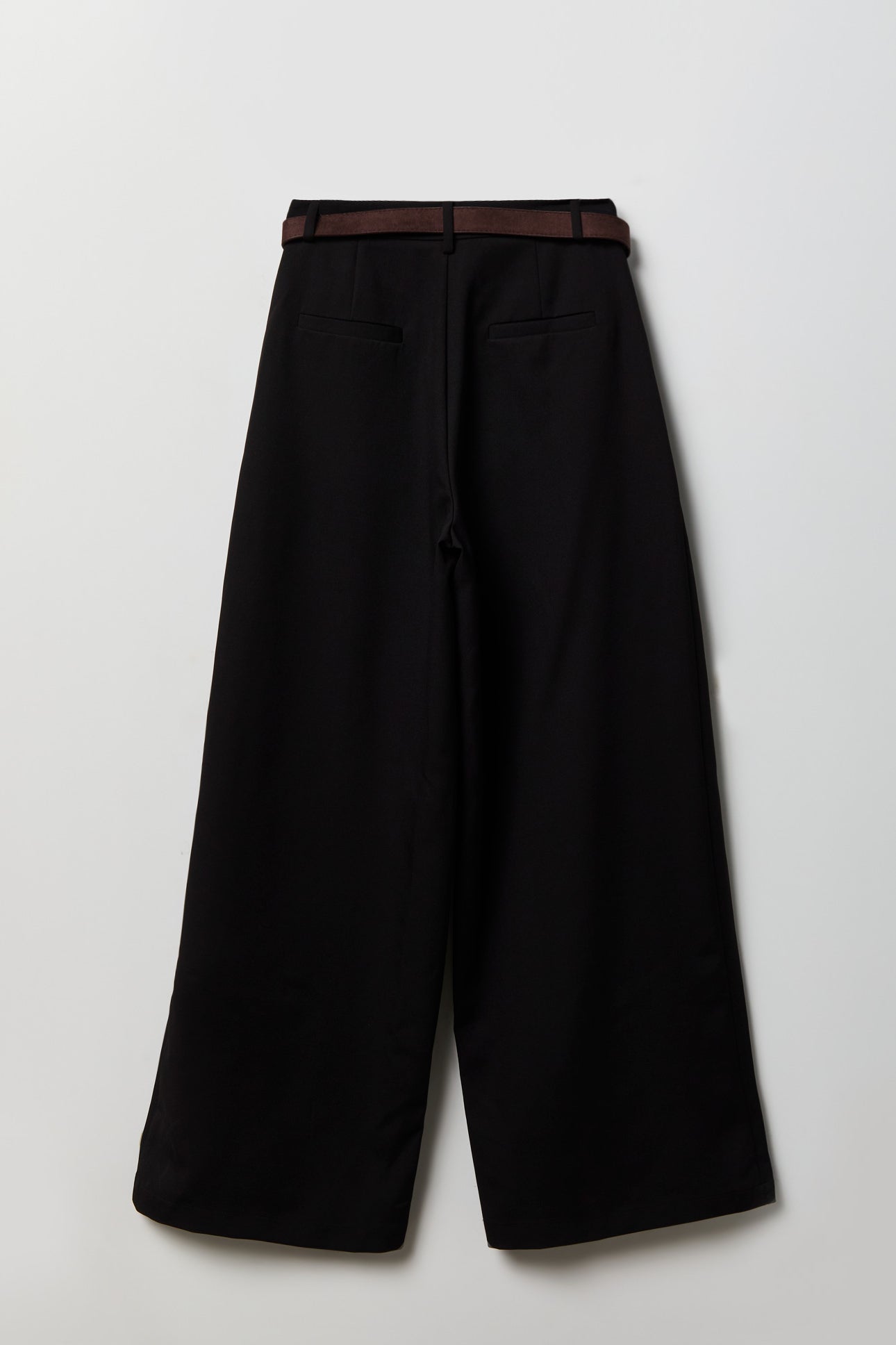 Belted Baggy Dress Pant