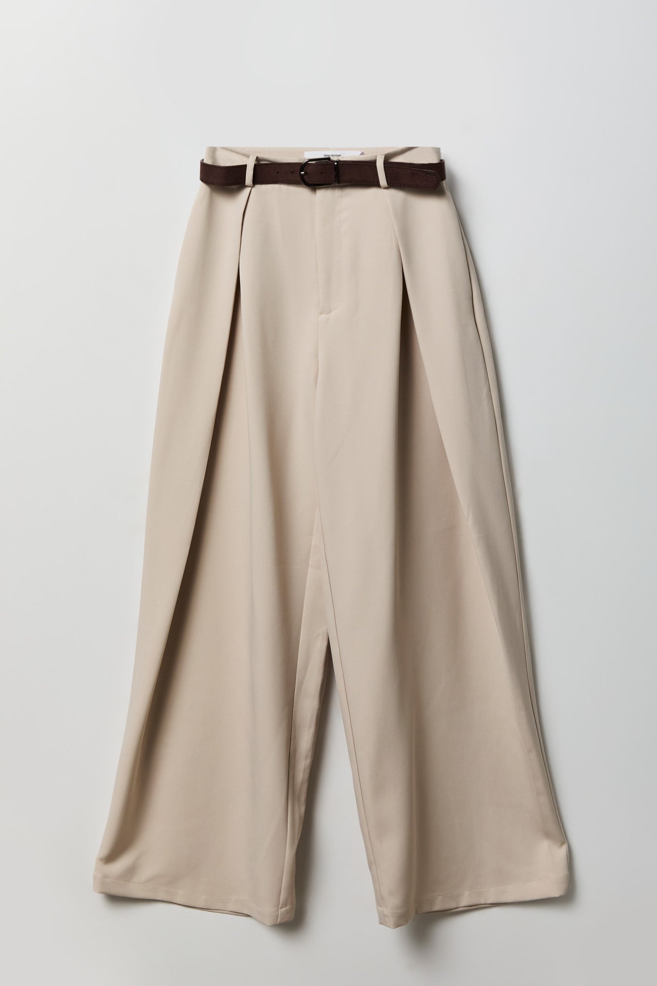 Belted Baggy Dress Pant