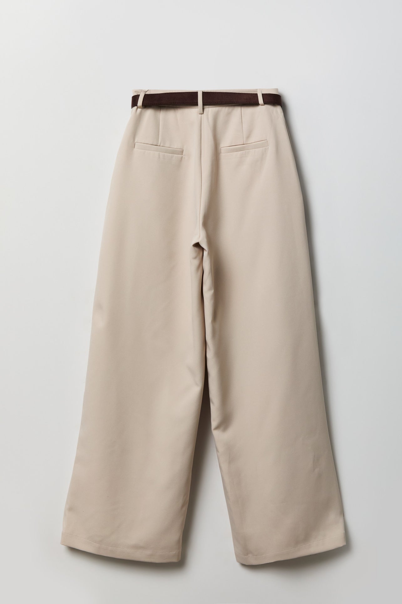 Belted Baggy Dress Pant