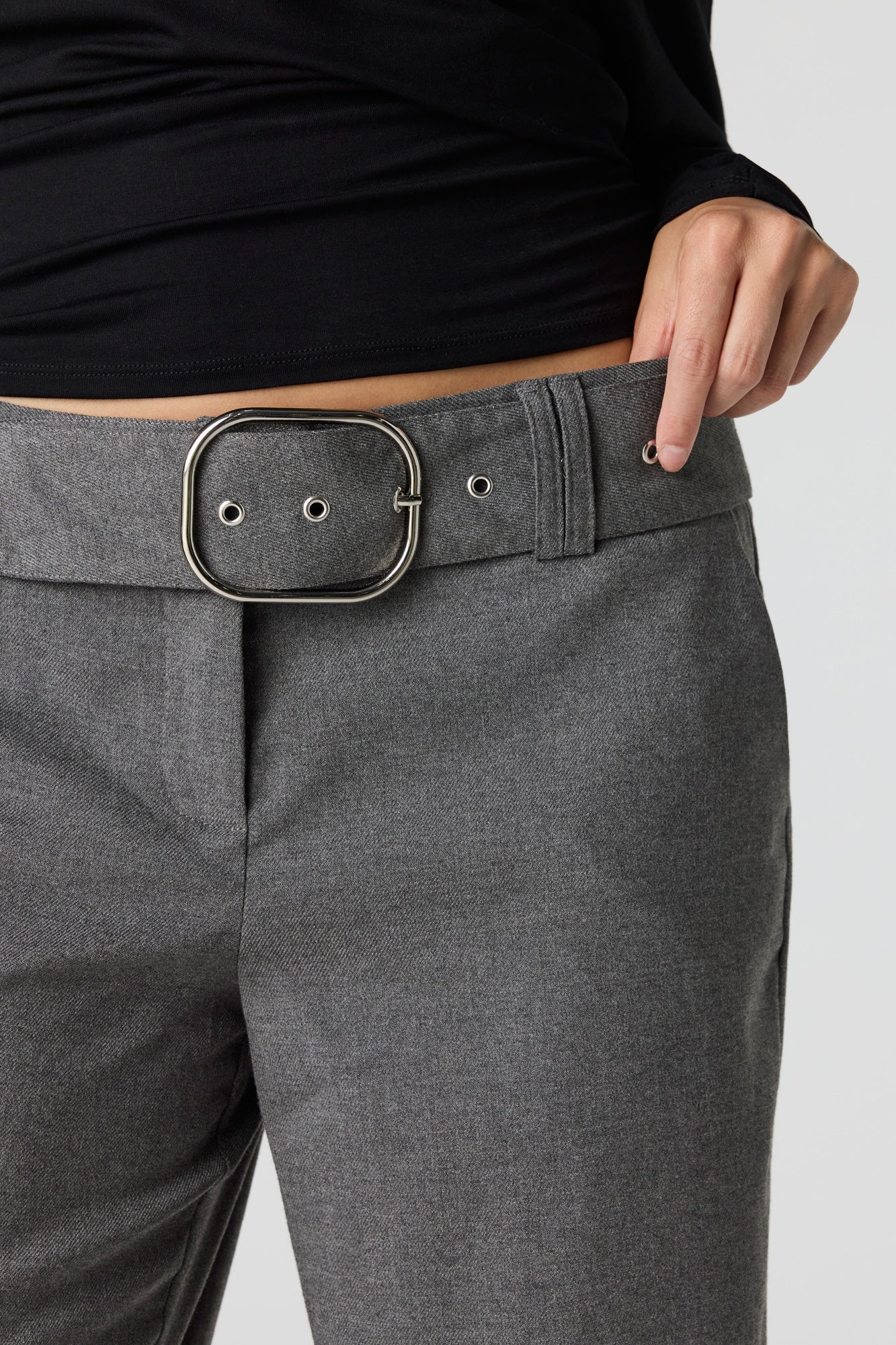 Belted Wide Leg Pant
