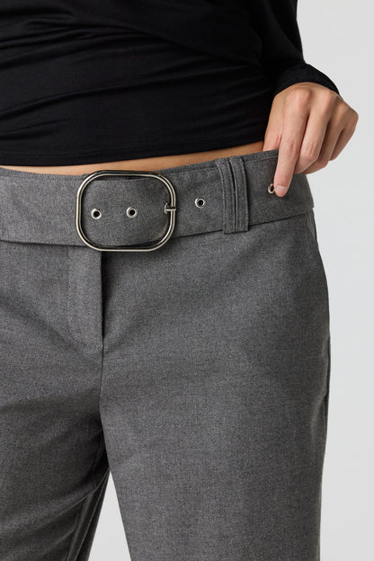 Belted Wide Leg Pant