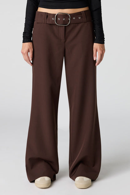 Belted Wide Leg Pant