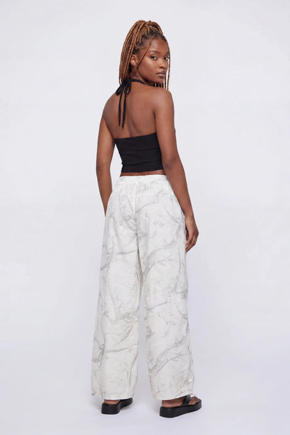 Wide Leg Parachute Pant