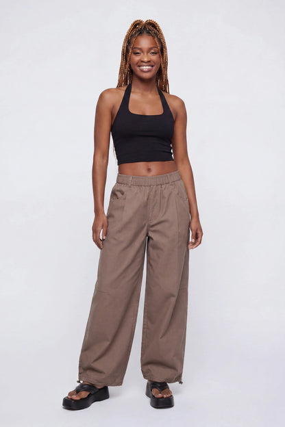 Wide Leg Parachute Pant