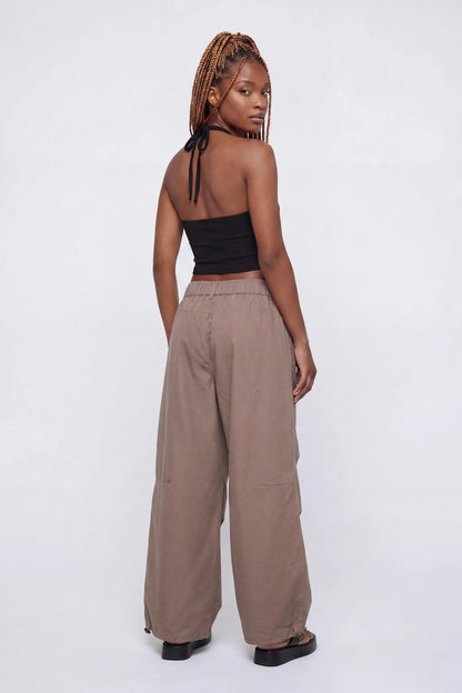 Wide Leg Parachute Pant