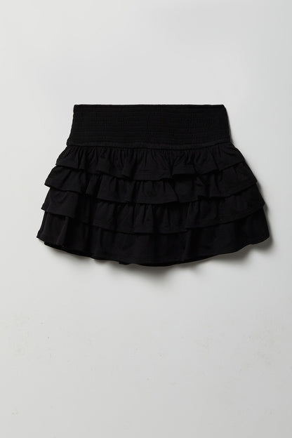 Ruffle Tiered Mini Skort