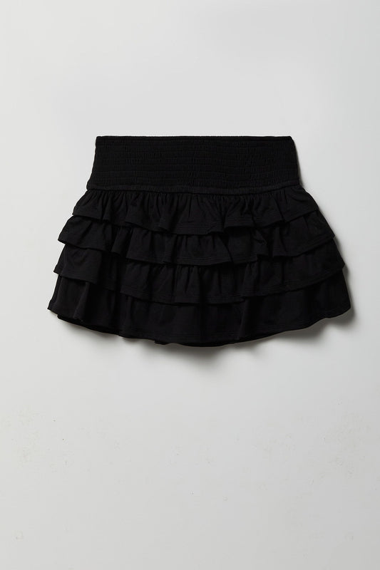 Ruffle Tiered Mini Skort