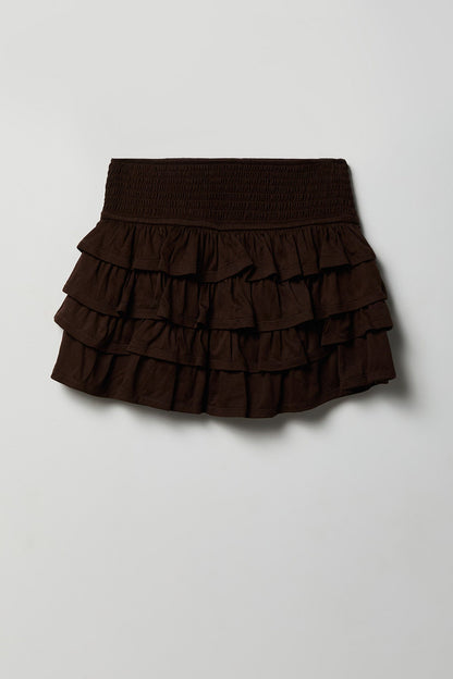 Ruffle Tiered Mini Skort