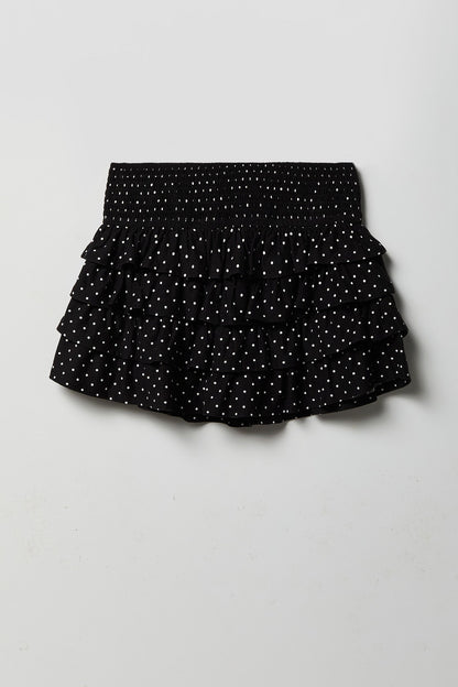 Ruffle Tiered Mini Skort