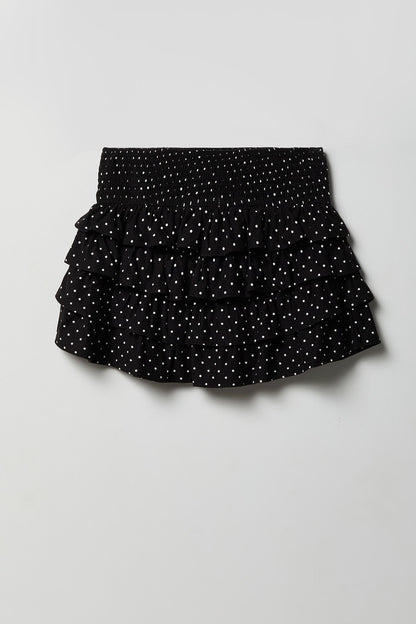 Ruffle Tiered Mini Skort