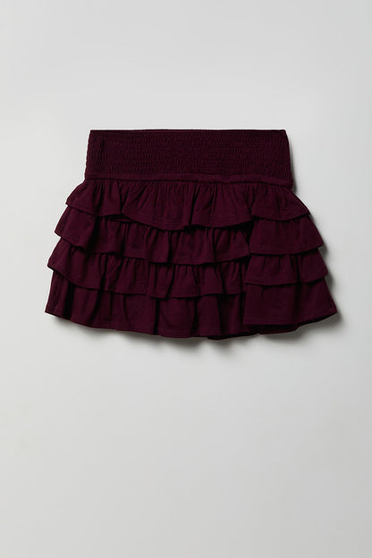 Ruffle Tiered Mini Skort