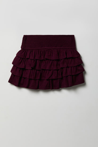 Ruffle Tiered Mini Skort