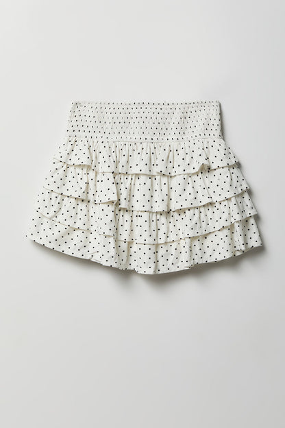 Ruffle Tiered Mini Skort