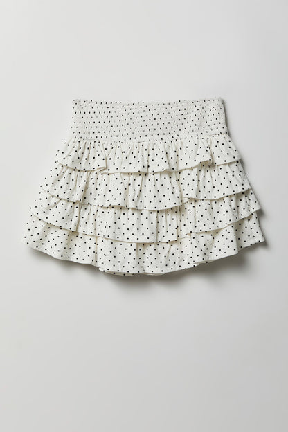 Ruffle Tiered Mini Skort