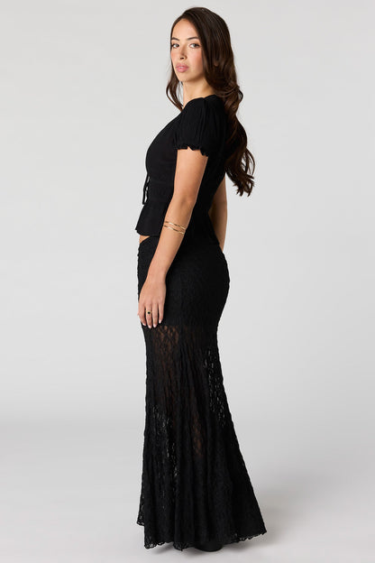 Lace Maxi Skirt