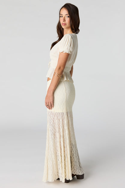 Lace Maxi Skirt