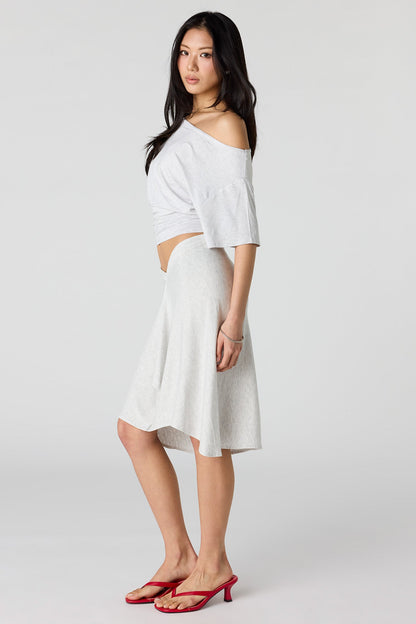 Asymmetrical Midi Skirt