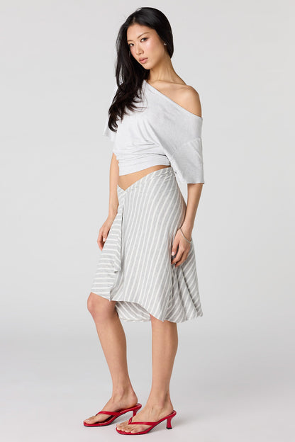 Asymmetrical Midi Skirt
