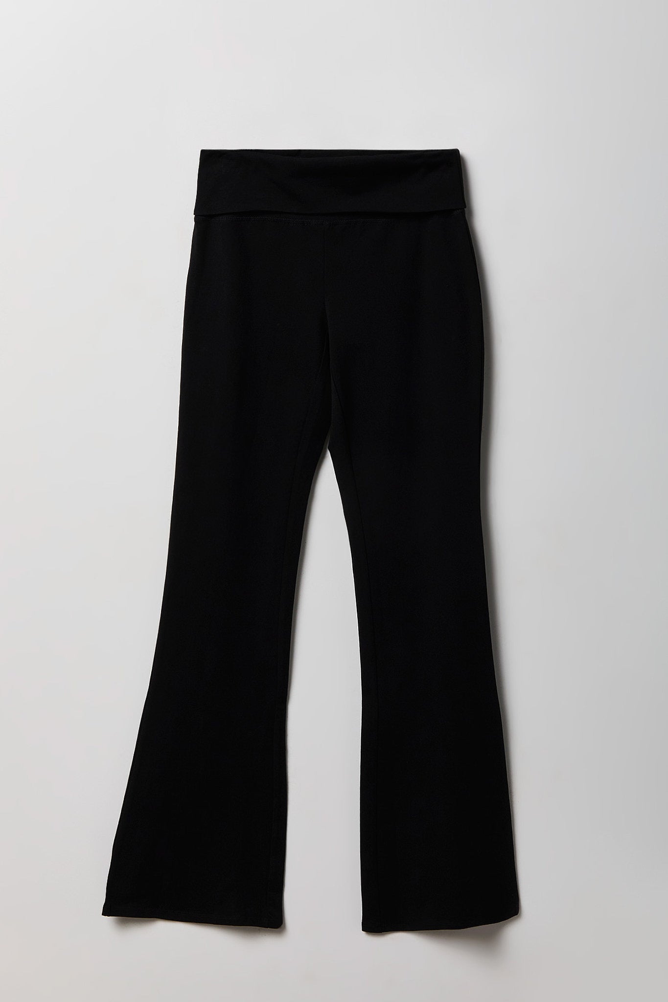 Foldover Waist Flare Legging