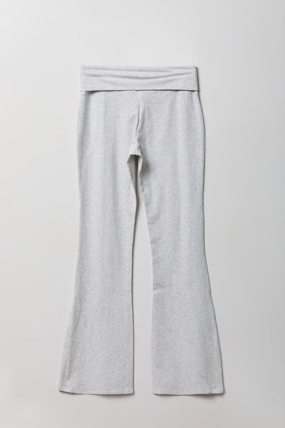 Foldover Waist Flare Legging