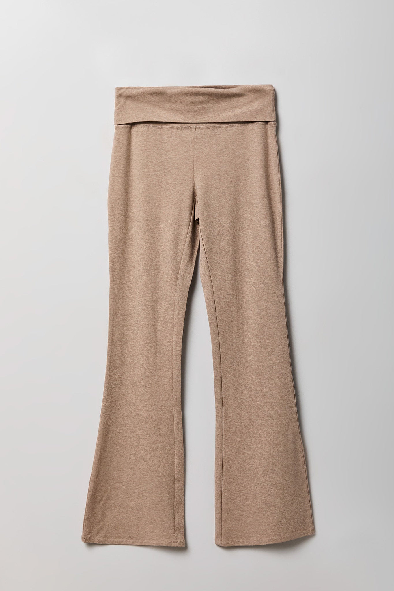 Foldover Waist Flare Legging