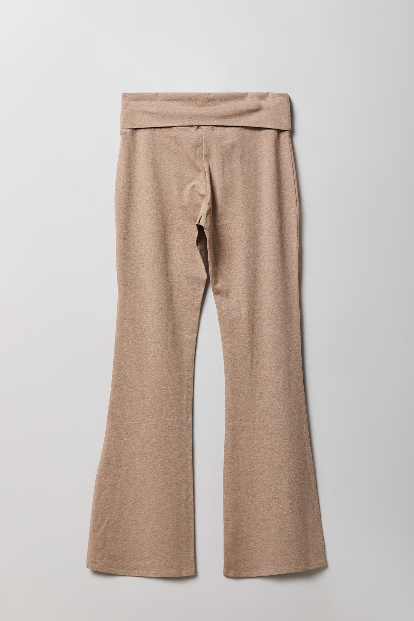 Foldover Waist Flare Legging